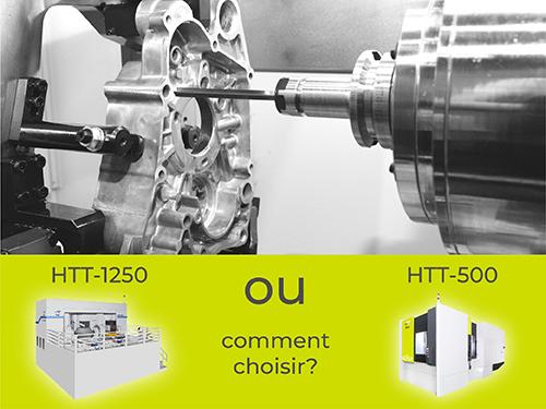 Quelles différences entre les centres horizontaux 5 axes HTT-500 et HTT-1250